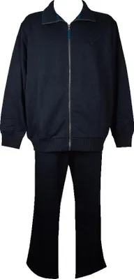 Immagine prodotto di Tuta uomo DYNAMIC F.LLI CAMPAGNOLO size over taglie forti completo tempo libero giacca aperta con zip articolo 8E78271, Taglia 58, Cotone 35%,Poliestere 65%