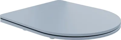 Image de Assiette Mexen à chute lente, duroplast, gris-bleu mat - 39740069