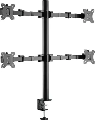 Produktbild von Quad 4 Fach Tischhalterung für LED und LCD Monitore bis 32 Zoll VESA 75x75 100x100 HALTERUNGSPROFI OFFICE-848Q (4 Monitore)