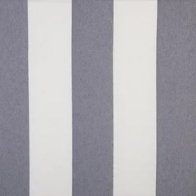 Canvas-Stoff, buntes Garn, 100x280 cm, Streifen, grau, 1 Meter