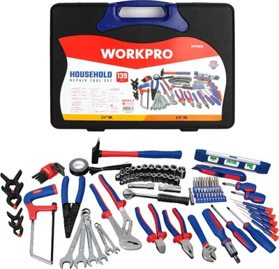 Image de Ensemble Outils 139 Pièces Polyvalence Et Robustesse Pour Tous Projets. - Workpro