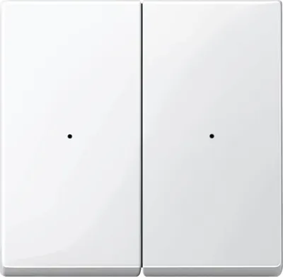 Produktbild von Merten 619219 Wippen für Tastermodul 2fach, polarweiß glänzend, System M