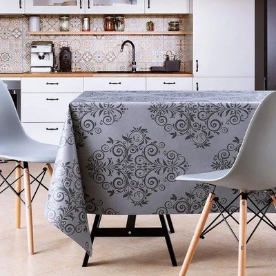 Obrázek produktu pro Ubrus – 180 × 250 cm – bavlna – bílý