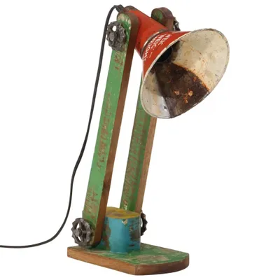 Image de vidaXL Lampe de bureau 25 W Multicolore 23x13x52 cm E27