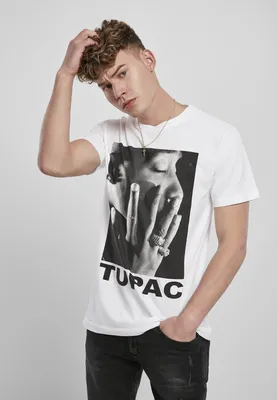 Zdjęcie produktu dla Męska koszulka Mr. Tee Tupac Profile Tee white - M