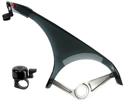 Produktbild von Hebie Chainguard 391 Fahrradkettenschutz 48 Zähne schwarz-transparent inkl. Fahrradklingel