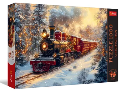 Produktbild von Trefl - Puzzle 1000 Teile, Weihnachtsreise, Premium Plus