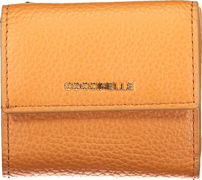 Immagine prodotto di Elegante portafoglio da donna in arancione metallizzato – Versatile e pratico