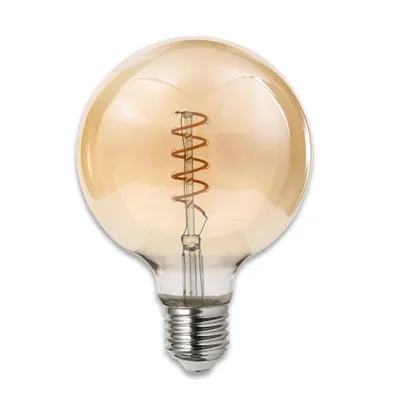 Obrázek produktu pro MasterLED - žárovka - patice E27 G95 - 2200 K teplá bílá - 400 lm - 4 W - stmívatelná - žárovka e27