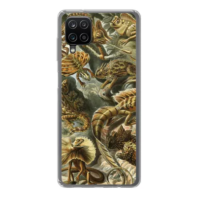 Produktbild von MuchoWow® Handyhülle Schutzhülle Hülle für Samsung Galaxy A12 Lacertilia - Alte Meister - Kunst Silikon Softcase Handy Hülle - Bild