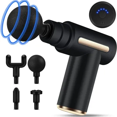 Produktbild von Massage Gun Mini, Muscle Massager Portable 35DB Ultra Quiet 6 Modes