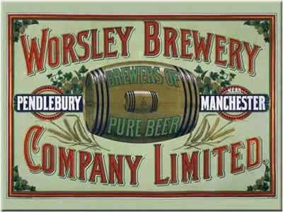 Produktbild von Nostalgic-Art - Magnet 6 x 8 cm - Worsley Brewery