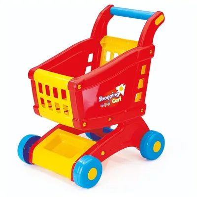 Image de Chariot à provisions DOLU rouge/jaune 7058 70586