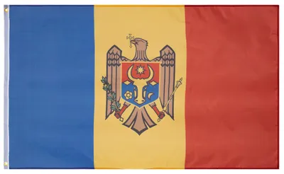 Produktbild von Einheitsgröße MW-55|Moldawien Flagge MUWO "Nations Together" 90 x 150 cm