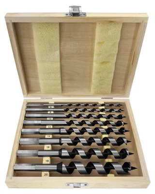 Produktbild von PAULIMOT Schlangenbohrer-Satz, 8-teilig Ø 6 - 20 mm, Länge 200 mm, Form Lewis