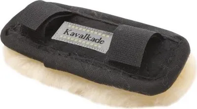 Produktbild von Kavalkade Kopf- u. Nasenpolster Lammfell 14cm 2 Klett Lammfell natur