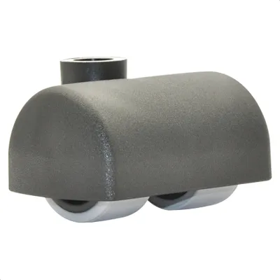 Produktbild von WAGNER Soft-Lenkrolle DESIGN RO73 - Ø 27 mm, Gehäuse schwarz 55 x 34 x 34 mm, Tragkraft 50 kg - 01737001