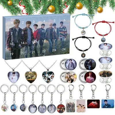 Adventskalender 2026, 24-teiliges Fan-Geschenkset mit Accessoires