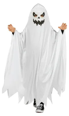 Image de Horreur Fantôme Halloween Costume Enfant Garçon Fille Taille Enfant : 116-128