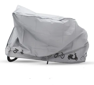 Productafbeelding van Fietshoes - Scooterhoes - Motorhoes - Waterdicht - Grijs - 210 x110 x80 CM