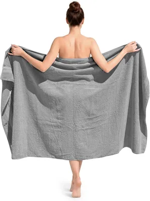 Zdjęcie produktu dla Ręcznik do kąpieli, 100 x 180 cm, 100% bawełna, zielony, do użytku w kabinie prysznicowej