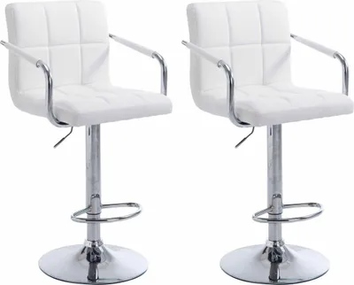 Obrázok produktu pre Sada 2 moderných barových stoličiek - Barová stolička - Ergonomický dizajn, elegantné otočné sedadlo