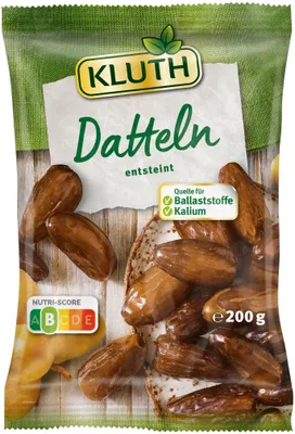 Zdjęcie produktu dla Daktyle Kluth ekstra duże, bez pestek 200 g