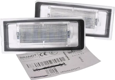 Produktbild von BRANDT AUTOMOTIVE Kennzeichenleuchten LED kompatibel mit Audi TT Coupe 98-06 TT Roadster 99-06