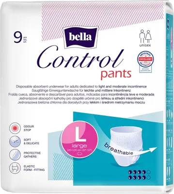 Produktbild von BELLA Inkontinenzhosen CONTROL-Hose Groß 9 Stück