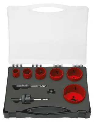 Image de Jeu de scies cloches avec HSS-Bi-Métal - Scies cloches 22 - 29 - 35 - 44 - 51 - 68 mm