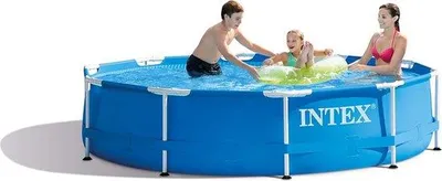 Productafbeelding van Famanu metalen frame zwembad, 305 cm x 76 cm, rond, blauw