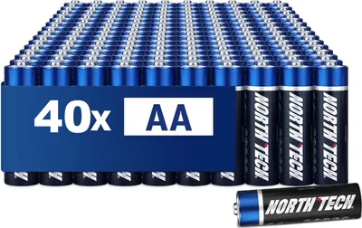 Produktbild von North Tech AA Ultra Alkaline 40x | 1,5V Mignon LR6 | auslaufsicher | 10 Jahre