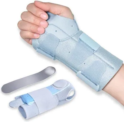 Produktbild von Einstellbare Handgelenkbandage Grau Rechts M