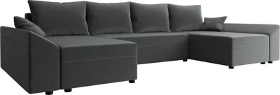 Produktbild von MIRJAN24 Ecksofa Dante U, Eckcouch, Couch mit Bettkasten und Schlaffunktion, U-Form, Wohnzimmer (Farbe: Paros 06)