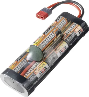 Obrázok produktu pre Model batérií Reely (NiMh) 8,4 V 5000 mAh Počet článkov: 7 Sub-C Hump T-connector system (RE-7863540)