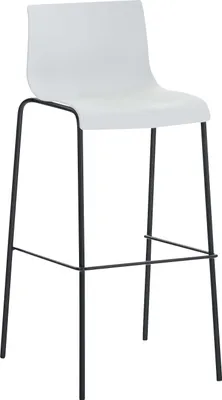 Produktbild von Barhocker HLO-CP20 4-Fuß Gestell schwarz  weiß