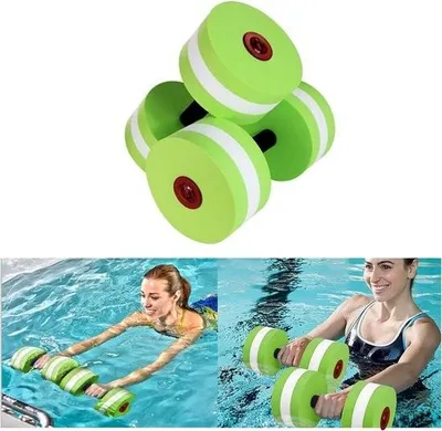 Immagine prodotto di Manubri in schiuma per ginnastica in acqua, manubri per aqua fitness, maniglie per allenamento di nuoto, attrezzatura per il fitness, set di manubri da 2 pezzi