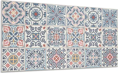 Produktbild von Muster Im Mosaikstil – Selbstklebende Fliesen – Wandverkleidung – Wandpaneel – PVC Fliesen – Vinylflisen – PCV Flisen – Selbstklebend – Wanddeko – 6 Stück 60 x 30 cm