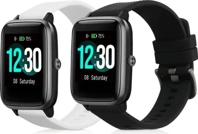 Produktbild von kwmobile 2x Sportarmband kompatibel mit Willful Fitnesstracker / Smartwatch Armband - Fitnesstracker Band Set aus TPU Silikon