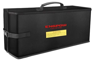 Produktbild von Ebike Akku Tasche Feuerfest bis 2000°F 45x15x20cm Stoßfest Sicherheitstasche Lagerung Transport