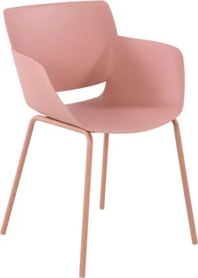 Image de Chaise de jardin & de bistrot polyvalente - intérieur/extérieur - résistante aux intempéries et durable | Couleur : rose