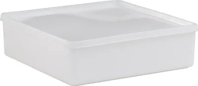 Obrázok produktu pre hünersdorff 910600, Odkladacia schránka, Priehľadná, Štvorec, Polyetylen, Jednofarebné, Polyetylen