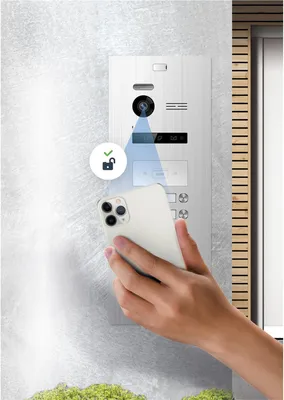 Produktbild von HD WLAN Video Gegensprechanlage BALTER EVO für 1-Familienhaus, 3x Monitor, mit Smartphone App Schwarz Schwarz