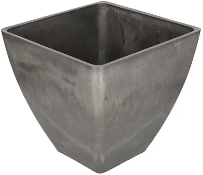 Immagine prodotto di KOTARBAU® Vaso grande per fiori, realizzato in materiale composito riciclato, 30 x 28 cm, colore grigio