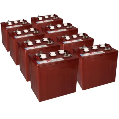 Immagine prodotto di 8x Trojan T-105 Plus 6V 225Ah Batterie a ciclo profondo (48V)