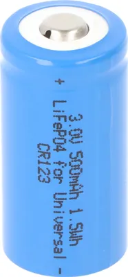 Produktbild von CR123A Li-Ion Akku CR-123 3V für Photo und den universellen Einsatz, jedoch nicht geeignet für Überwachungskamera und Hochstrom