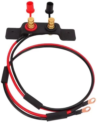 Immagine prodotto di Kit di spostamento dei terminali della batteria con cavo da 1,2 m per caricabatterie e avviatore di emergenza – Sostituzione dell'estremità del terminale