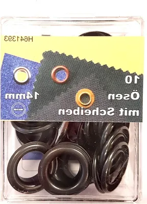 Productafbeelding van Trimz Eyelets - Oogjes Set - Poppen Maken - 100% Metaal - 14 mm - Zilver
