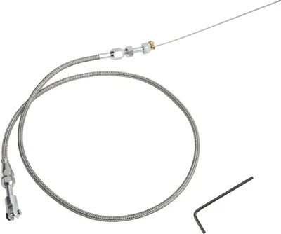 Immagine prodotto di cavo dell'acceleratore in acciaio inox da 36 pollici per motori Chevy LS1 4.8 / 5.3 6.0L 1999-2007
