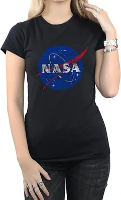Immagine prodotto di NASA - Maglietta "Insignia" da donna BI831 (XXL) (Nero)